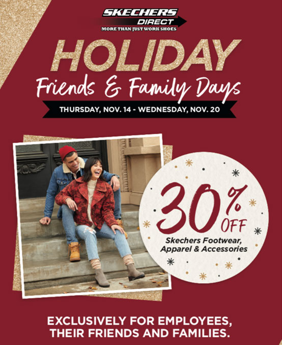 skechers friends and family sale